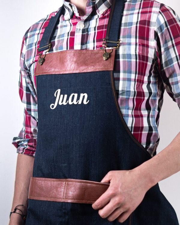 Delantal Jean Personalizado - Nombre