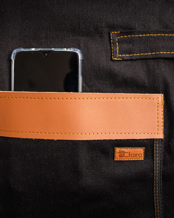 Delantal Jean Personalizado Pro - Logo - Imagen 2