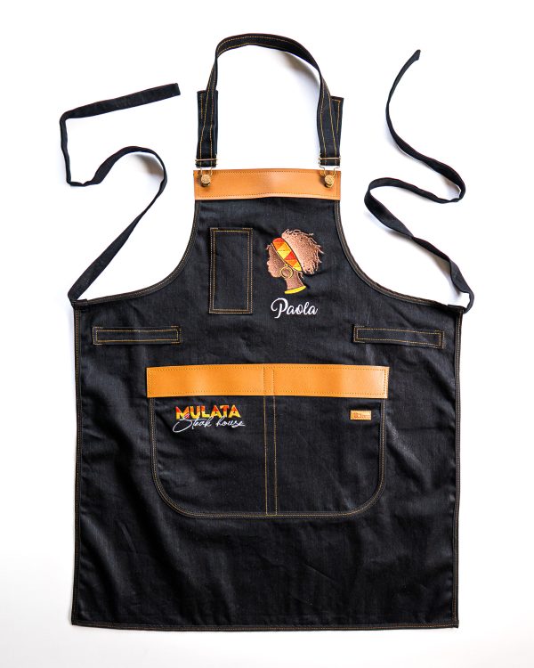 Delantal Jean Personalizado Pro - Logo - Imagen 6