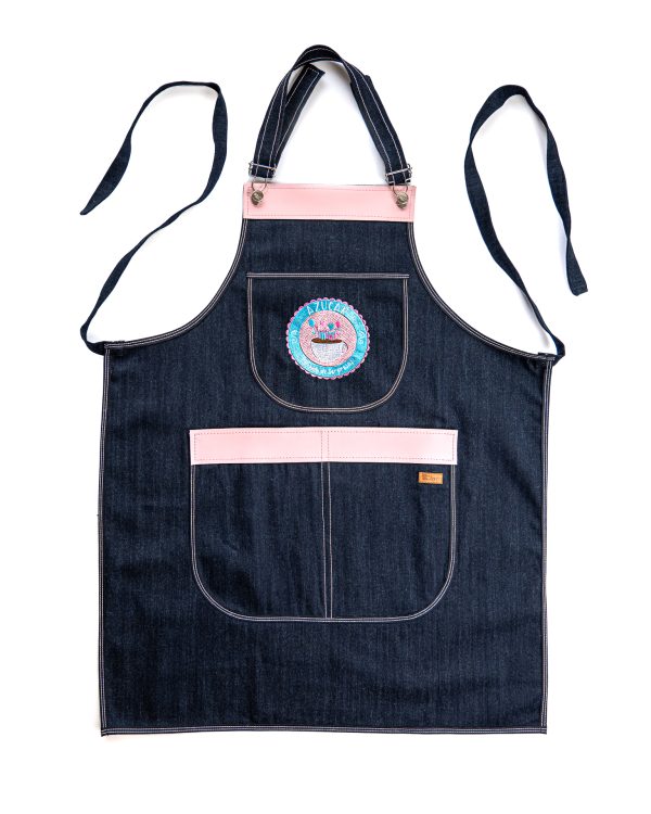 Delantal Jean - Bolsillo Superior