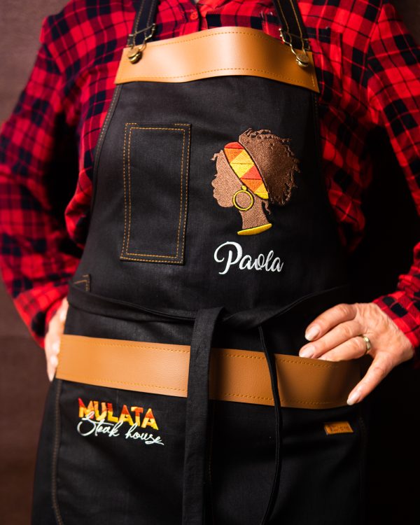 Delantal Jean Personalizado Pro - Logo